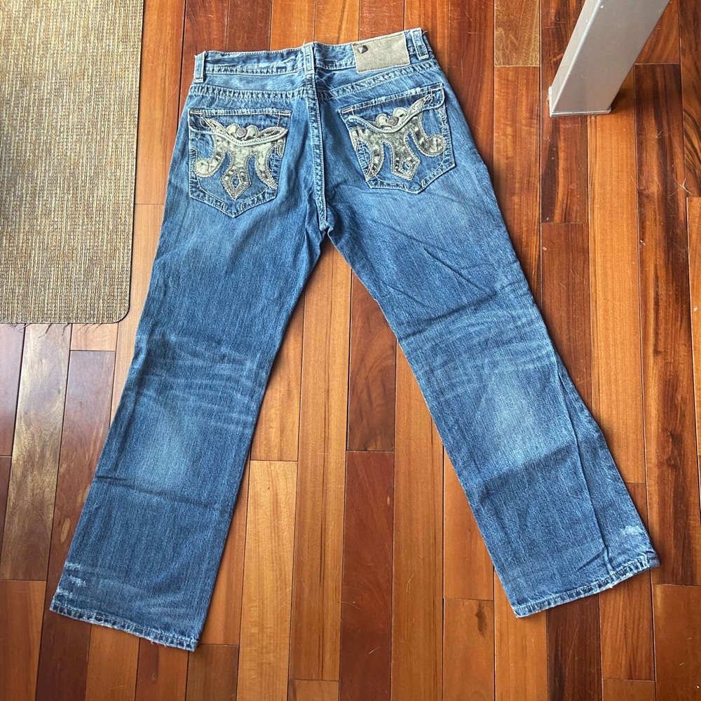 MEK DENIM mens. 34W/32L. Boot cut.